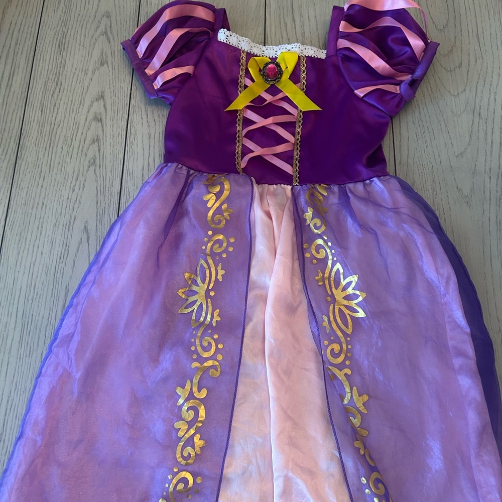 Purple and Gold Kids Rapunzel Princess Costume